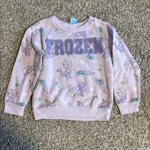 Frozen Kids Purple Sweatshirt